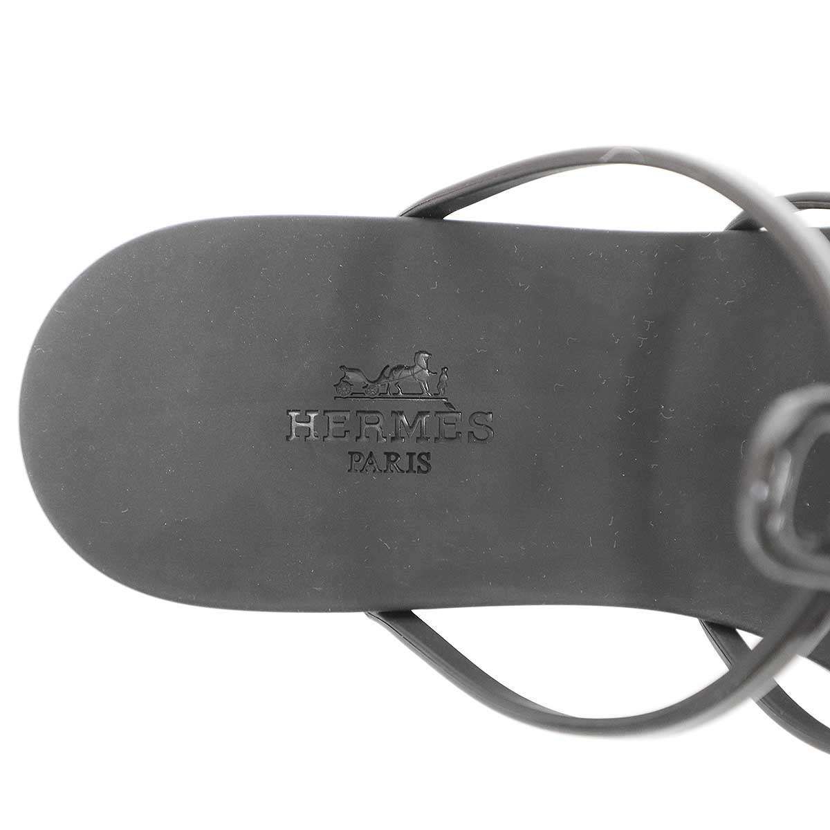 Hermes Mykonos Sandals koof Black — view 5