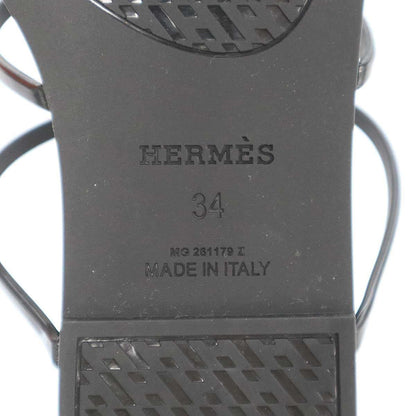 Hermes Mykonos Sandals koof Black — view 6