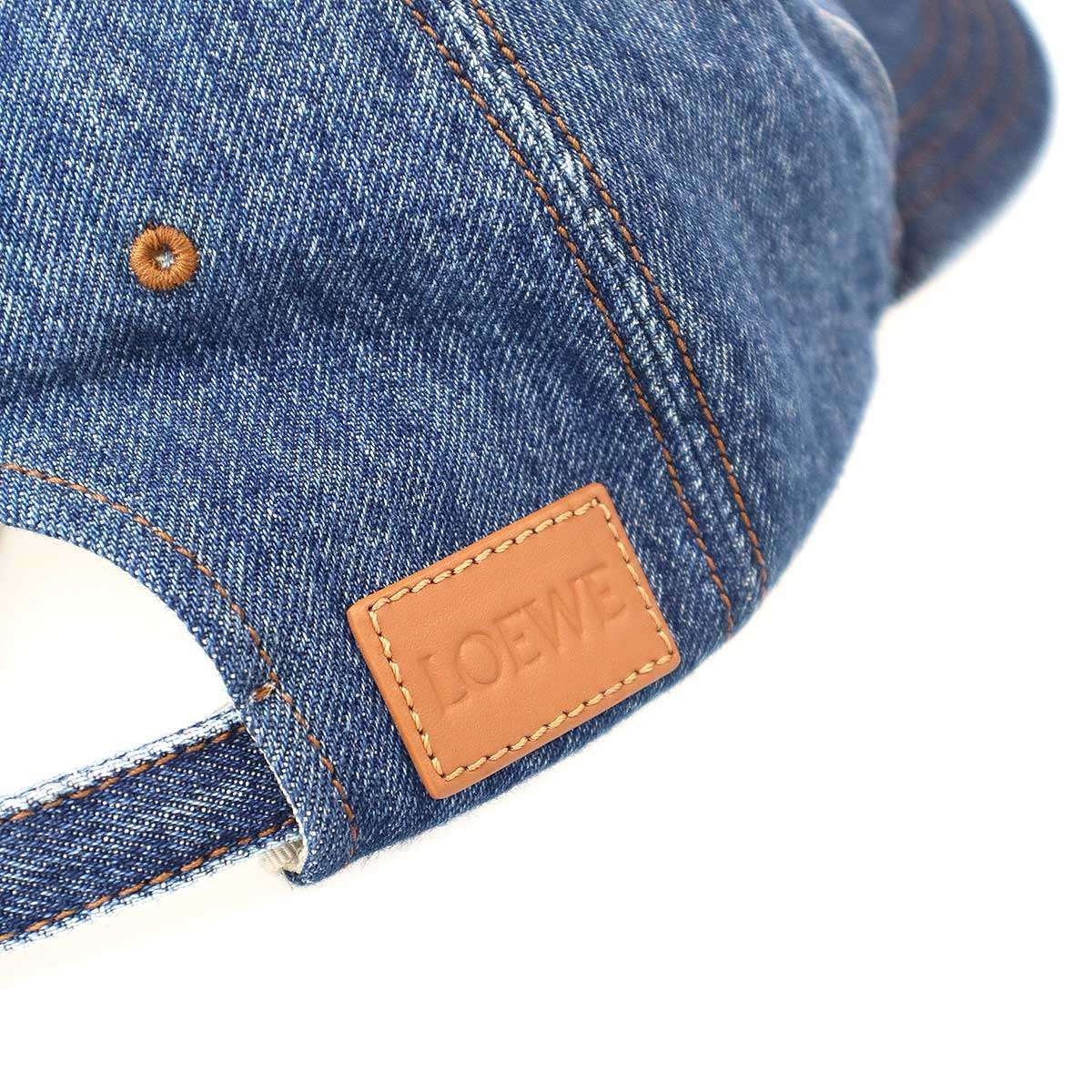 Loewe Logo Denim Indigoblue Hat — view 7