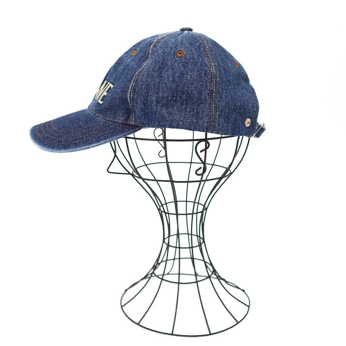 Loewe Logo Denim Indigoblue Hat — view 3