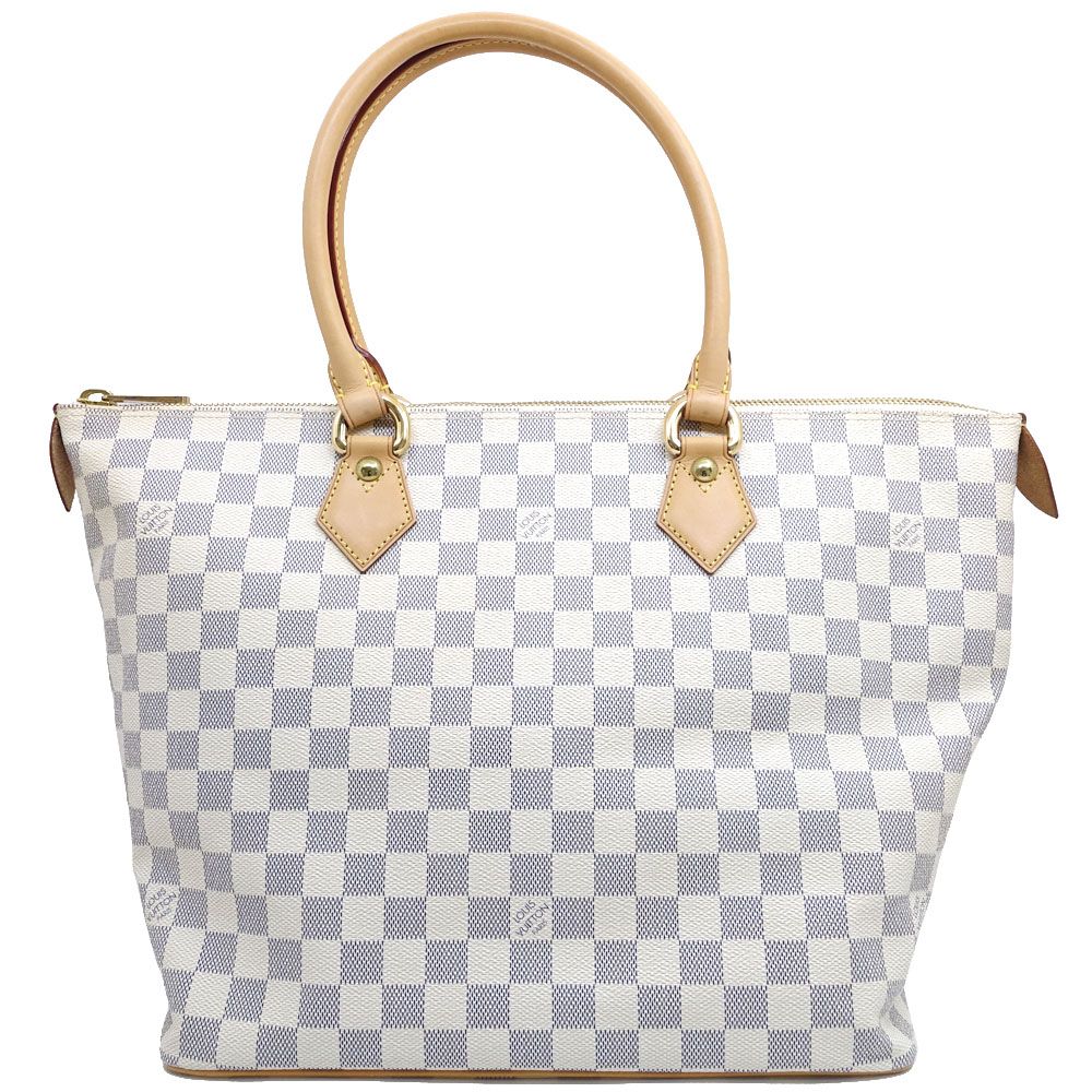 Louis Vuitton Saleya MM Damier Azur White GD Handbag