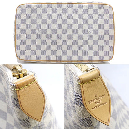 Louis Vuitton Saleya MM Damier Azur White GD Handbag — view 5