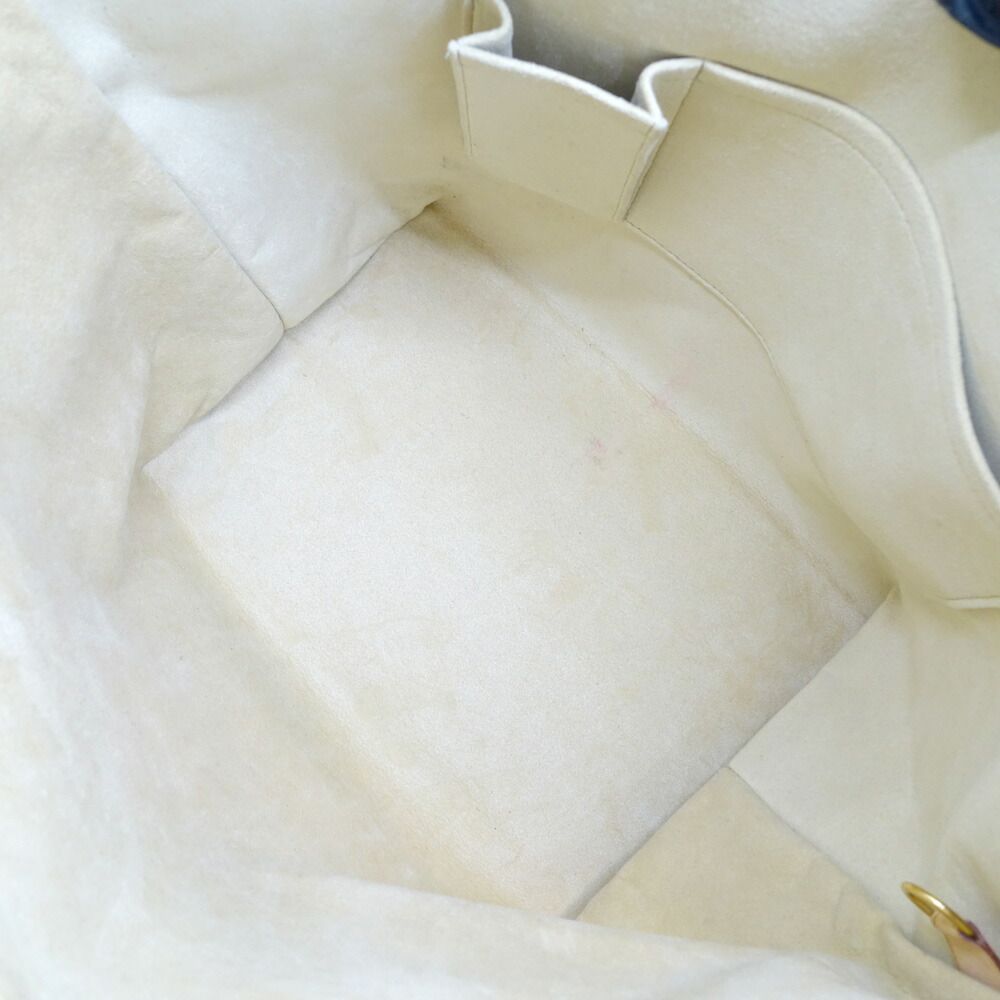 Louis Vuitton Saleya MM Damier Azur White GD Handbag — view 6