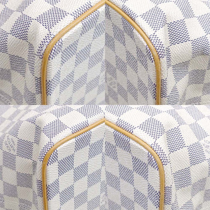 Louis Vuitton Saleya MM Damier Azur White GD Handbag — view 4