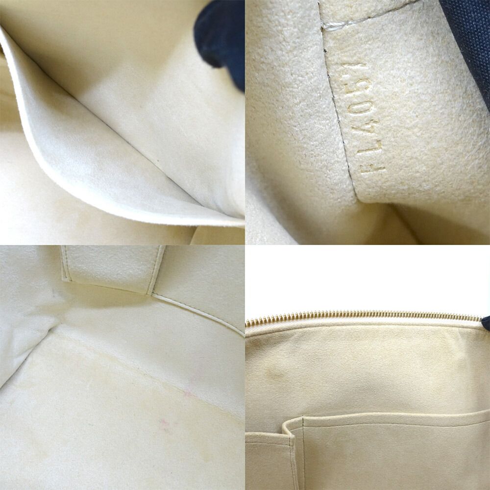Louis Vuitton Saleya MM Damier Azur White GD Handbag — view 7