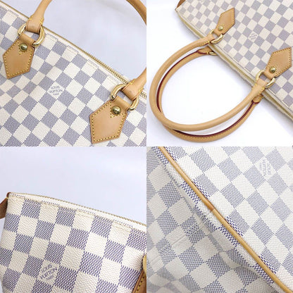 Louis Vuitton Saleya MM Damier Azur White GD Handbag — view 9