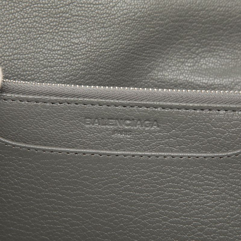 Balenciaga tanine Gray Leather Shoulder Bag — view 5