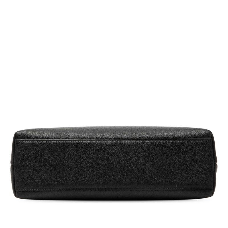Chanel CC Logo Shoulder Bag Black Tree — view 3