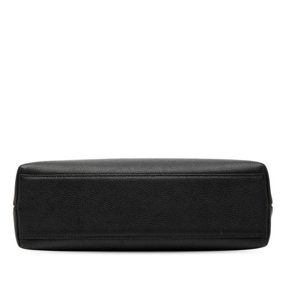 Chanel CC Logo Shoulder Bag Black Tree — view 3