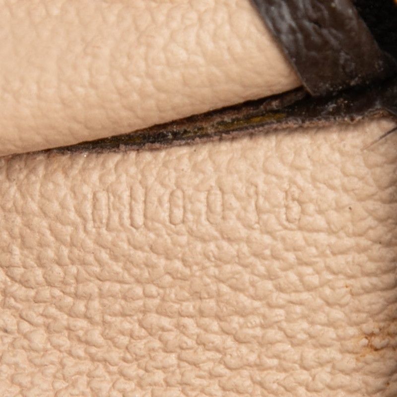 Louis Vuitton Monogram Pochette Pouch Brown Leather — view 6