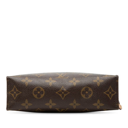Louis Vuitton Monogram Pochette Pouch Brown Leather — view 3