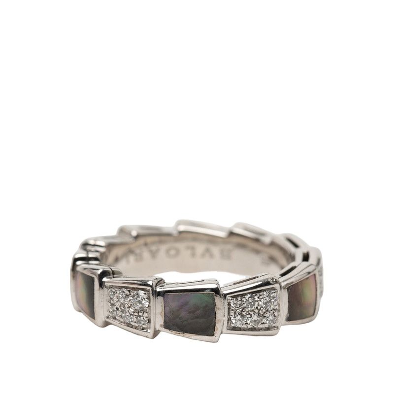 Bvlgari Bule Ring Silver 18k White Gold — view 2