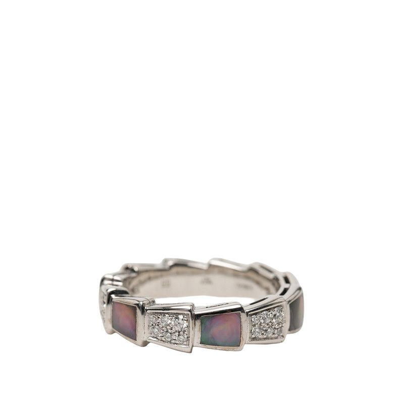 Bvlgari Bule Ring Silver 18k White Gold