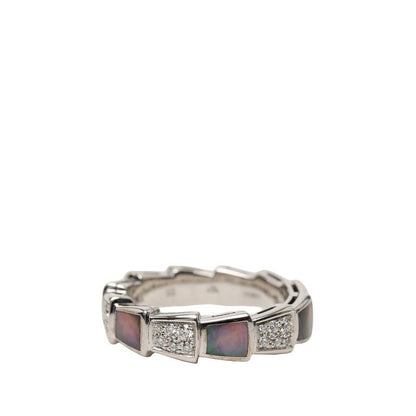 Bvlgari Bule Ring Silver 18k White Gold