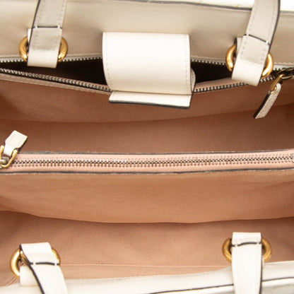 Gucci GG Marmont 2-Way Shoulder Bag White Leather — view 4