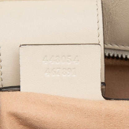 Gucci GG Marmont 2-Way Shoulder Bag White Leather — view 6