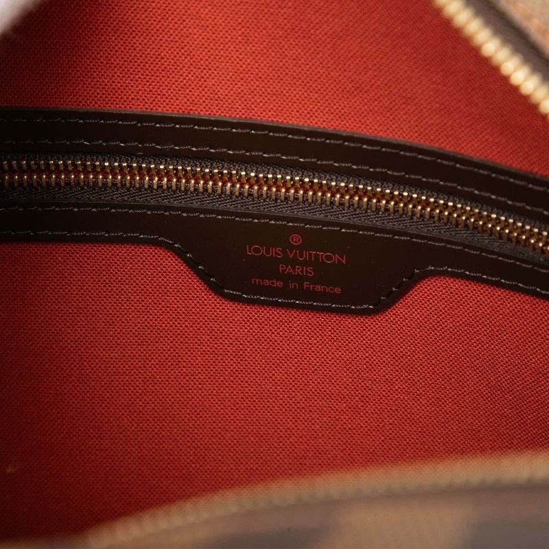 Louis Vuitton Damier Handbag Brown Leather — view 5