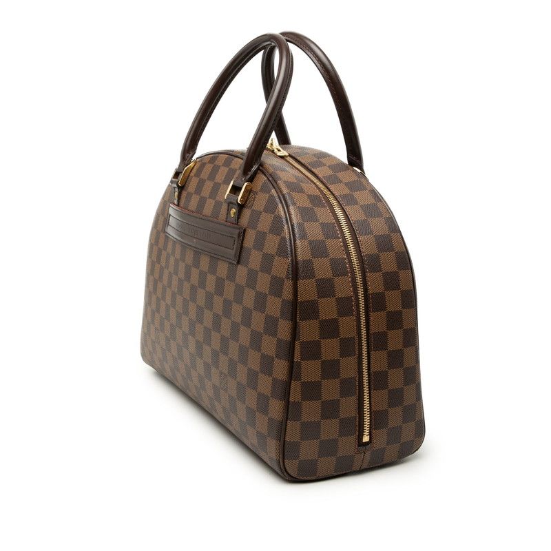 Louis Vuitton Damier Handbag Brown Leather — view 2