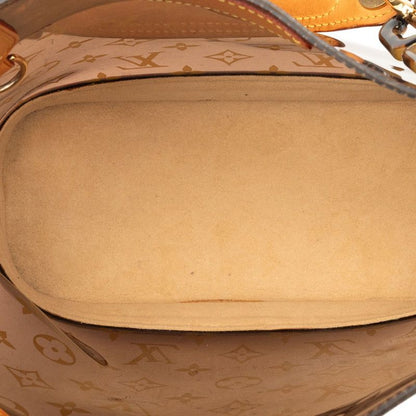 Louis Vuitton Monogram PM Handbag Brown Beige Vinyl Leather — view 5