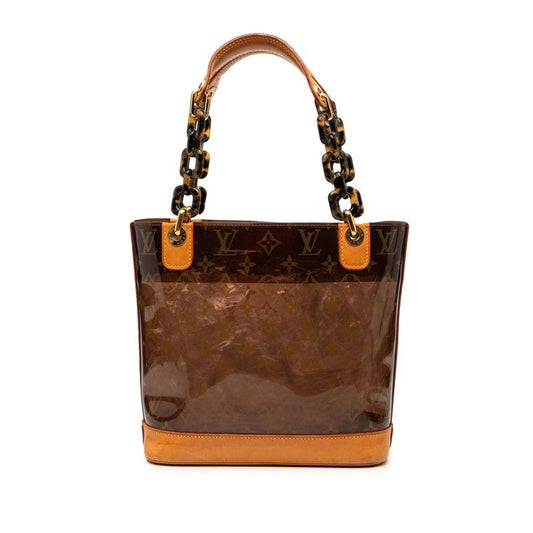 Louis Vuitton Monogram PM Handbag Brown Beige Vinyl Leather