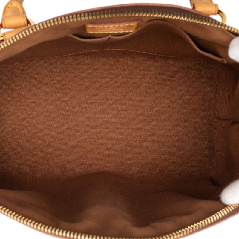 Louis Vuitton Monogram PM Handbag Brown Leather — view 4