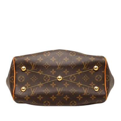 Louis Vuitton Monogram PM Handbag Brown Leather — view 3