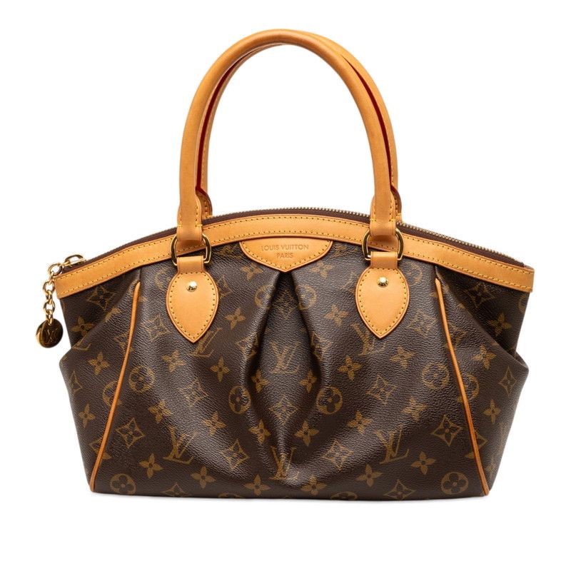 Louis Vuitton Monogram PM Handbag Brown Leather