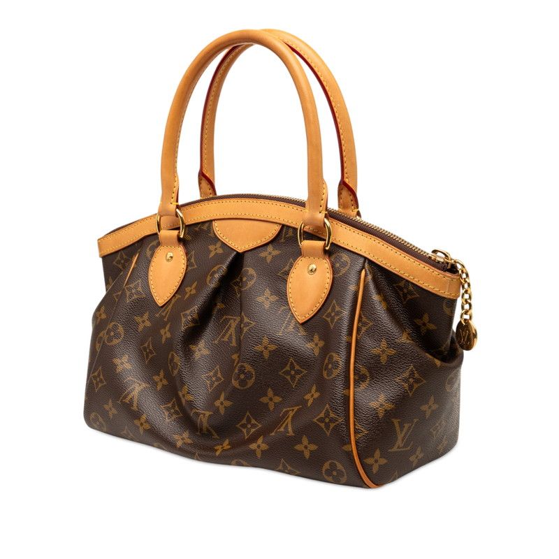 Louis Vuitton Monogram PM Handbag Brown Leather — view 2
