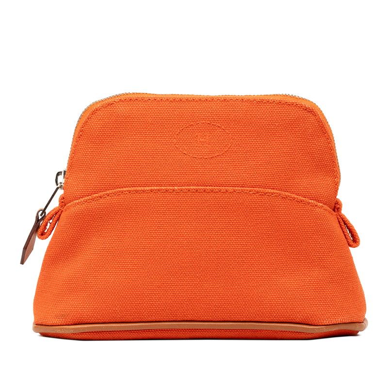 Hermes Bolide Pouch 16 Minimini Case Orange Canvas