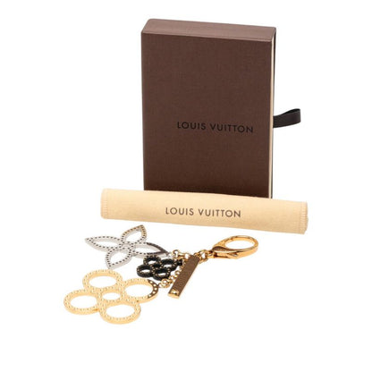 Louis Vuitton ju Sac Taba Ju Key Holder Bag Charm Gold Silver Brown Plating — view 6