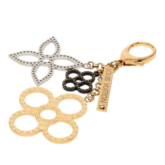 Louis Vuitton ju Sac Taba Ju Key Holder Bag Charm Gold Silver Brown Plating