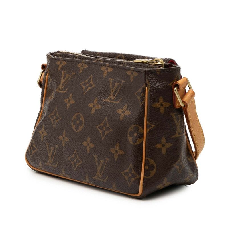 Louis Vuitton Monogram Viva Cite PM Crossbody Shoulder Bag Brown Leather — view 2