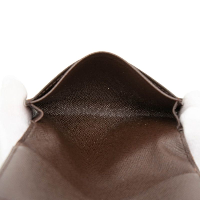 Louis Vuitton Damier jito Card Case Business Holder Brown Leather — view 4