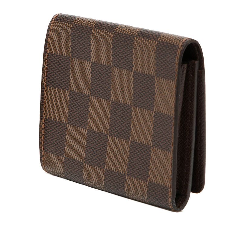 Louis Vuitton Damier jito Card Case Business Holder Brown Leather — view 2