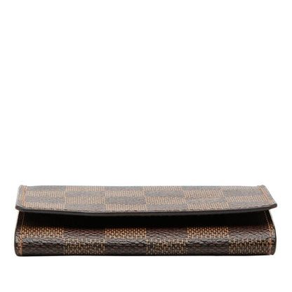 Louis Vuitton Damier jito Card Case Business Holder Brown Leather — view 3
