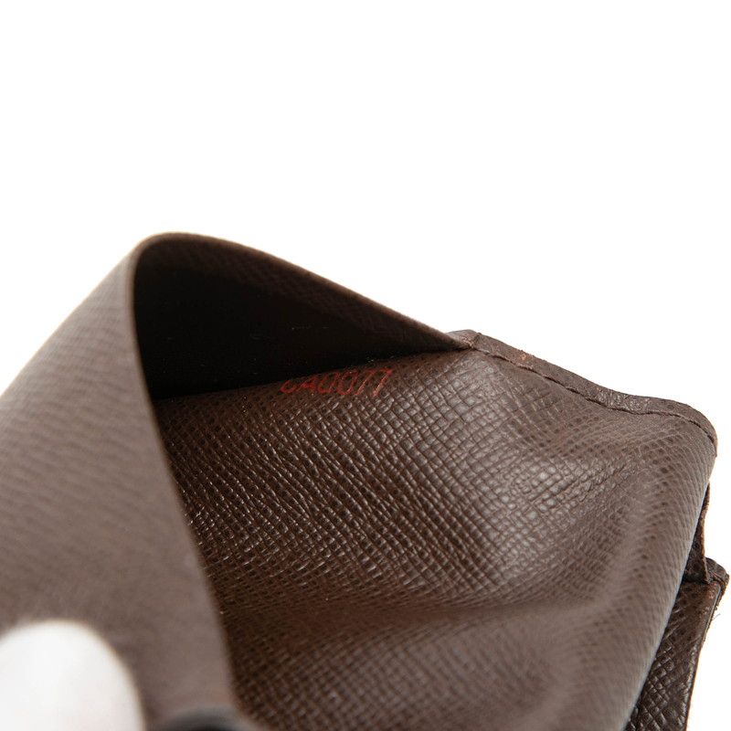 Louis Vuitton Damier jito Card Case Business Holder Brown Leather — view 6