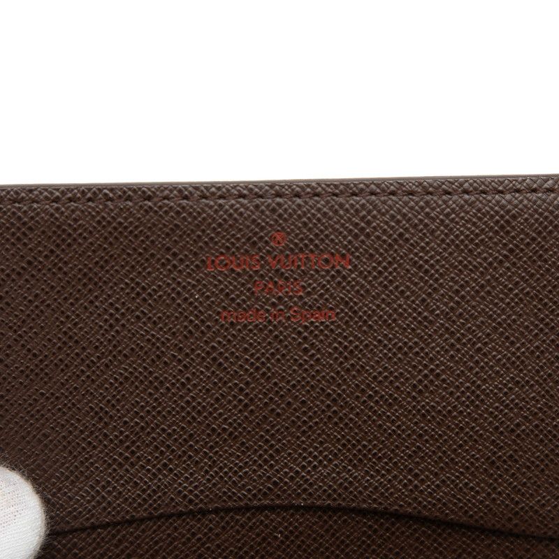 Louis Vuitton Damier jito Card Case Business Holder Brown Leather — view 5