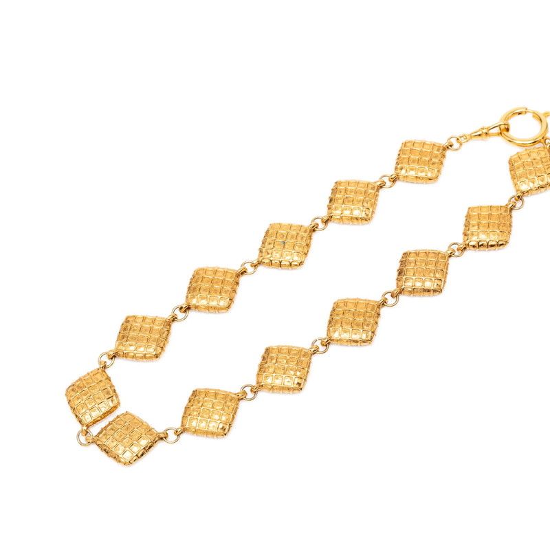 Chanel Damochi Necklace Choker Gold Plating — view 2