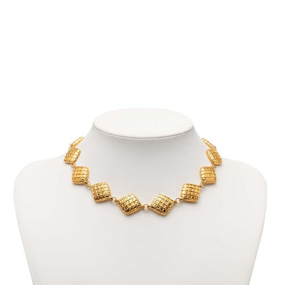 Chanel Damochi Necklace Choker Gold Plating