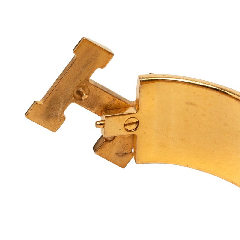 Hermes Clic Clac GM Bracelet Gold Black Plating Enamel — view 4