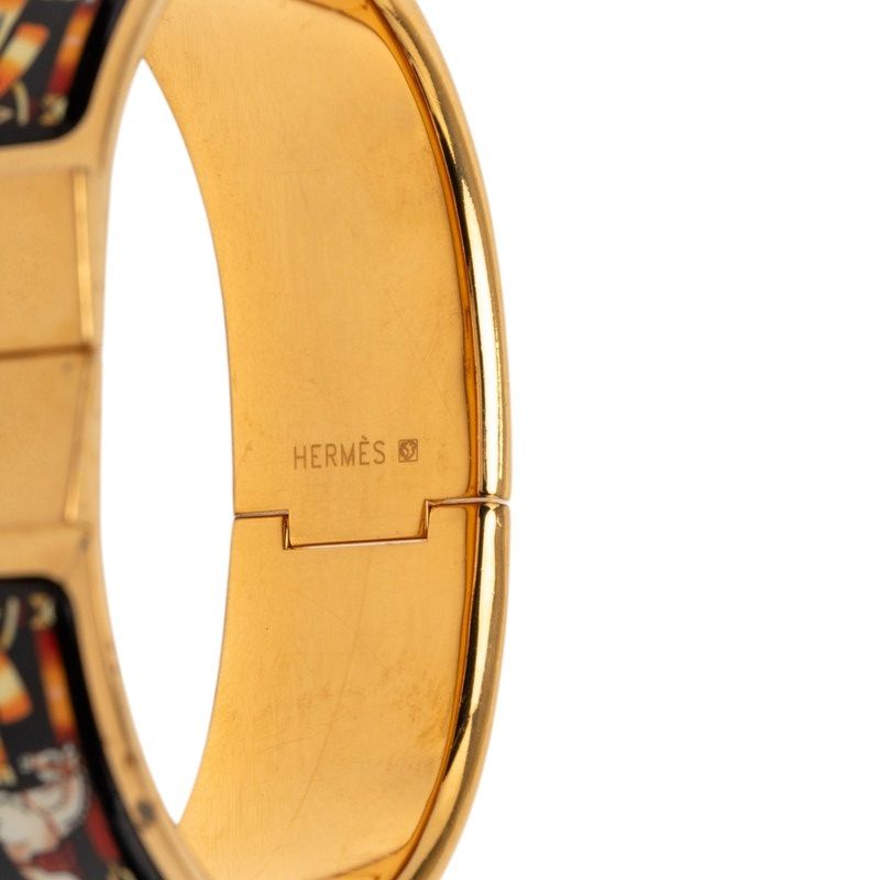 Hermes GM Bracelet Gold Multicolor Plating — view 4