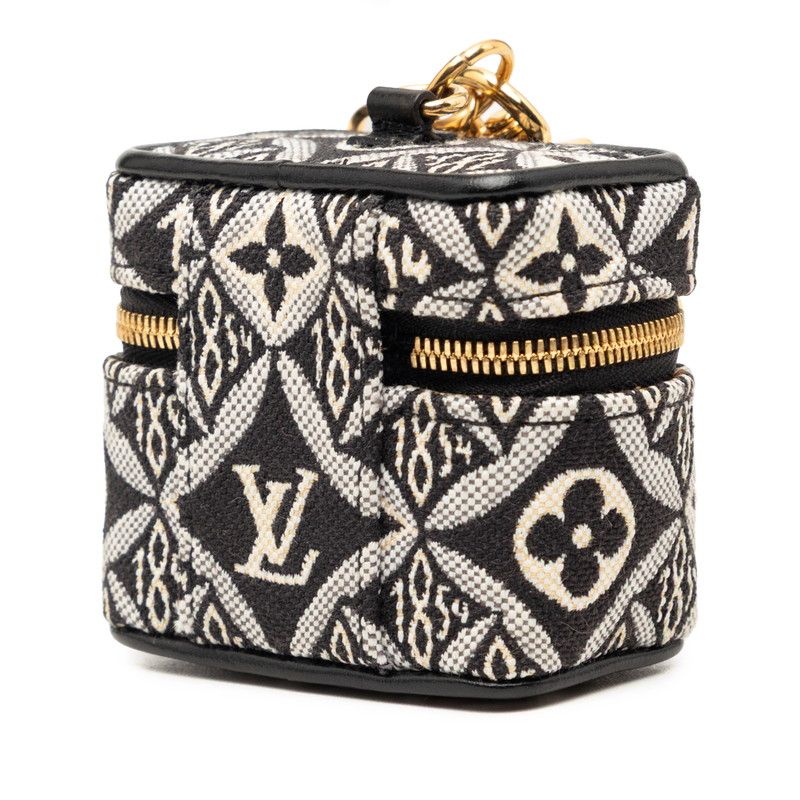 Louis Vuitton Monogram letocles Bag Charm Key Holder Black Multicolor — view 2
