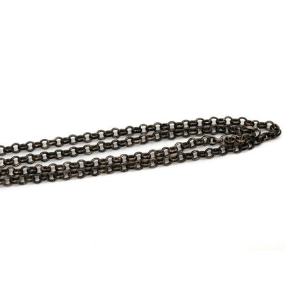 Chanel CC Logo Pendant Necklace 07 Black Plastic — view 3