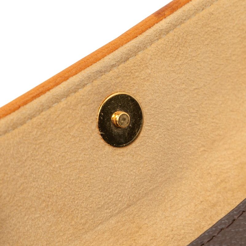 Louis Vuitton Monogram Pochette Belt Bag strikeba leda Banine Brown — view 7