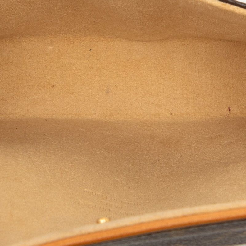Louis Vuitton Monogram Pochette Belt Bag strikeba leda Banine Brown — view 4