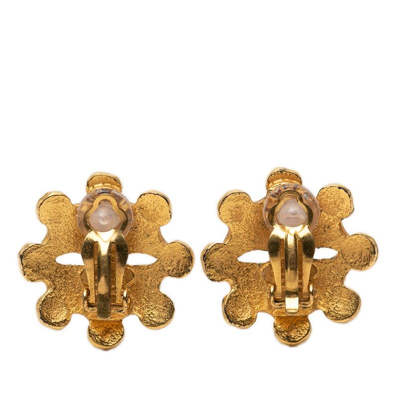 Chanel CC Logo Earrings 94 Vintage Gold Plating — view 2