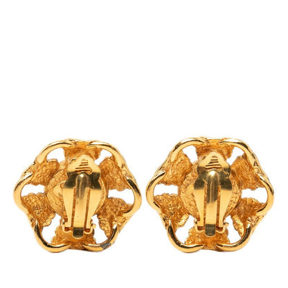 Chanel Earrings Gold Plated Faux Pearl — view 2