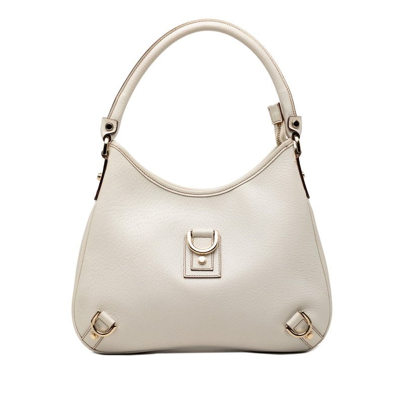 Gucci Abbey White Leather Handbag