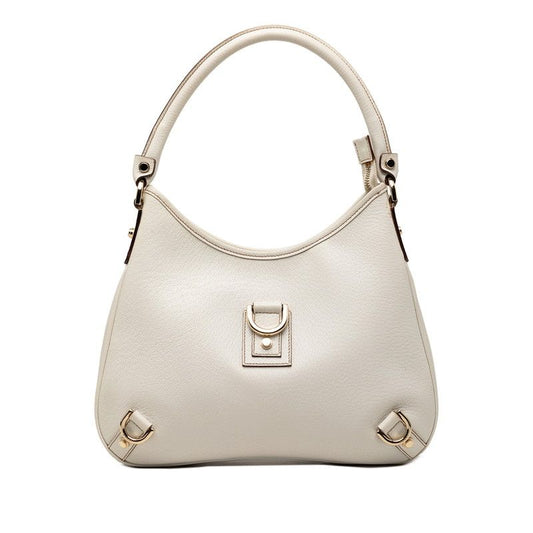 Gucci Abbey White Leather Handbag
