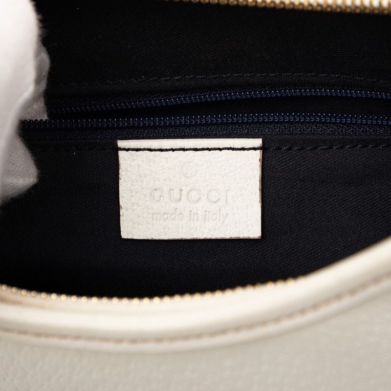 Gucci Abbey White Leather Handbag — view 6